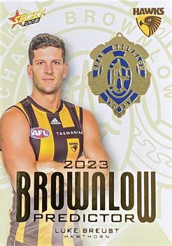 2023 Select AFL Footy Stars - Brownlow Predictor Gold #BPG46 Luke Breust Front